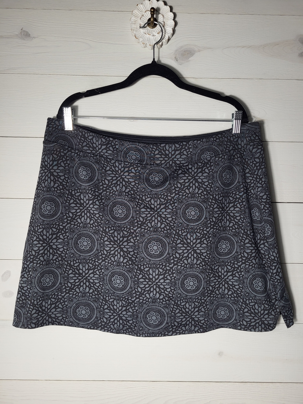Tranquility Skorts Geometric BOHO Plus Size Activewear.